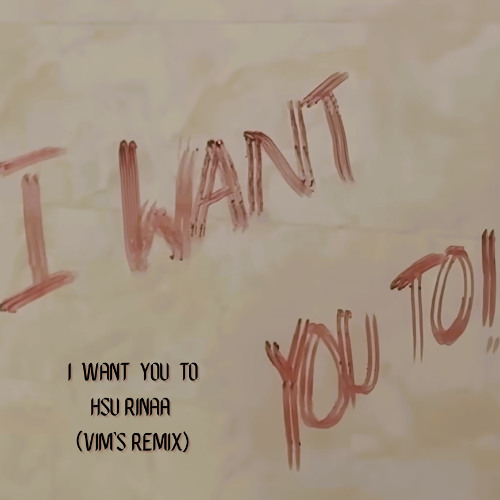 I want you to - Hsu Rinaa (Vim's remix)