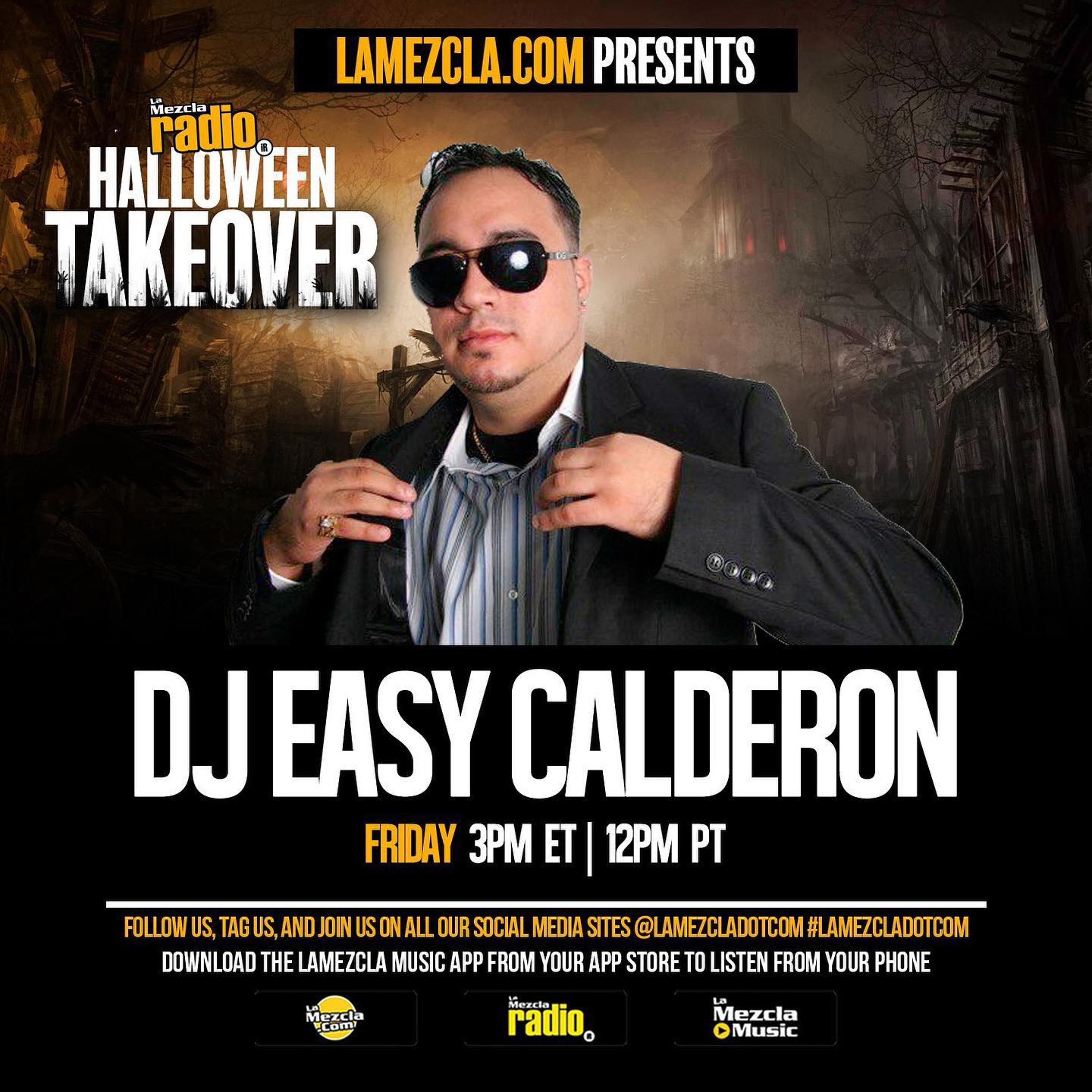 2020 the rush hour mixshow (LaMezclaRadio - halloween edition) - DJ Easy Calderon episode artwork