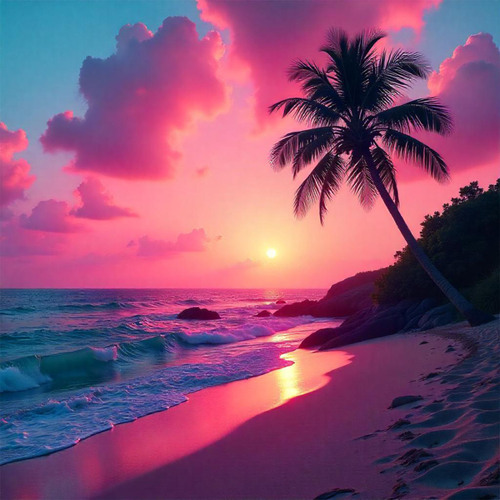 Tropical Daydreams at Dusk