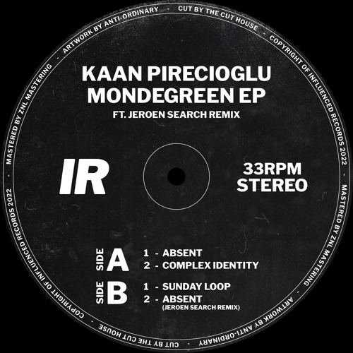 B2 | Kaan Pirecioglu - Absent (Jeroen Search Remix) [IRX001]