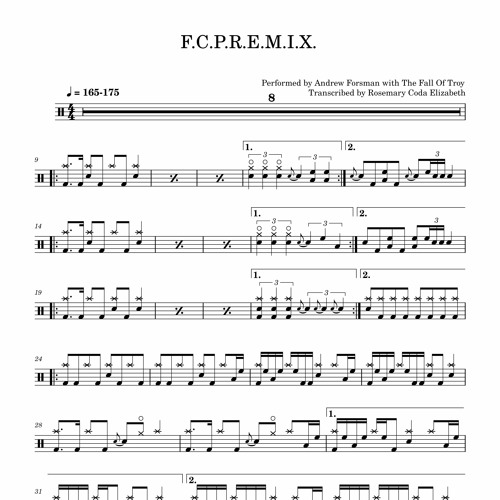 F.C.P.R.E.M.I.X. - The Fall of Troy [Drums]