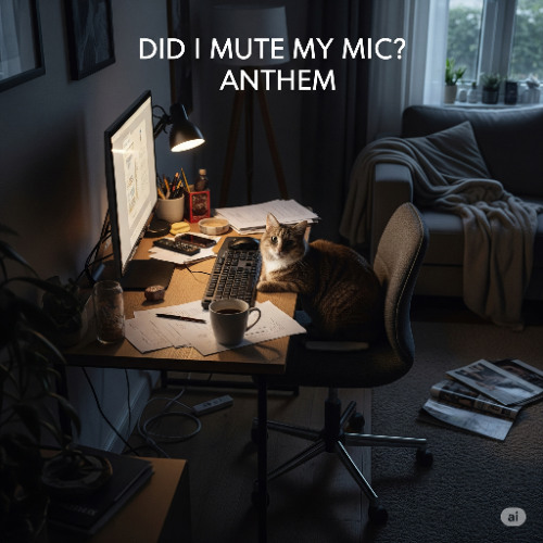 the  "did i mute my mic" anthem