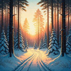 Through the Winter Glow