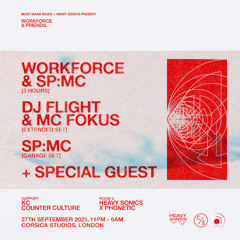 KC - Live at Corsica Studios for Workforce & Friends x Heavy Sonics x Phonetic events
