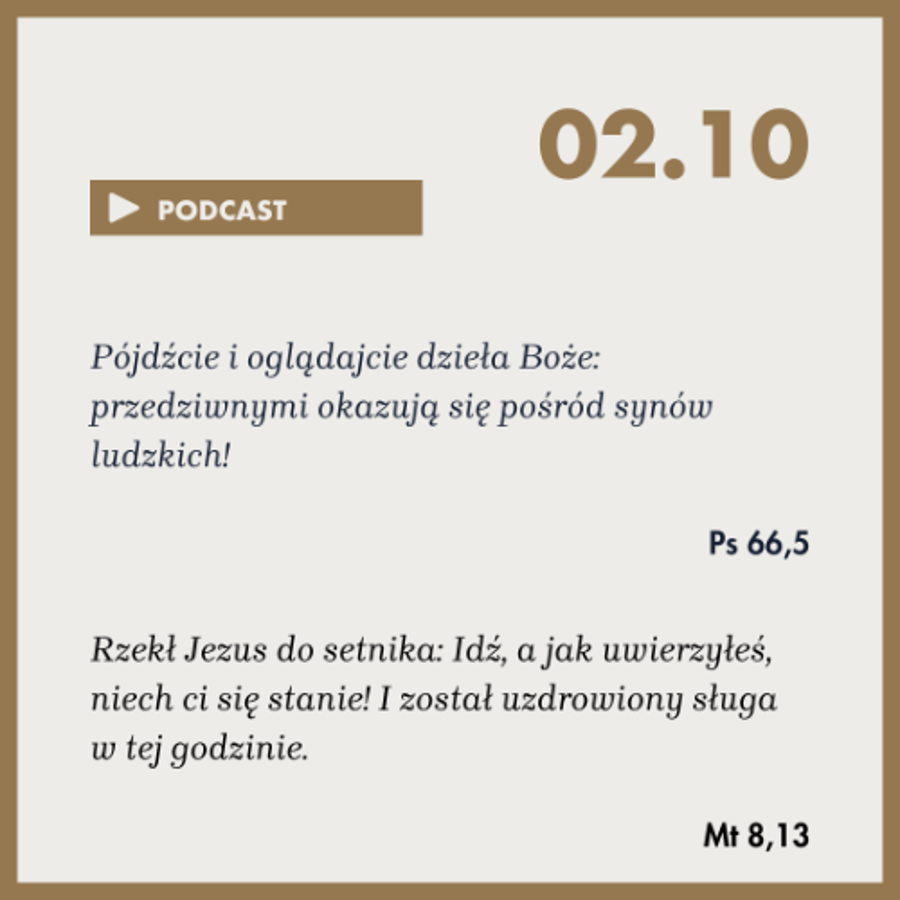 Poranek ze Słowem na 2 października 2025 episode artwork