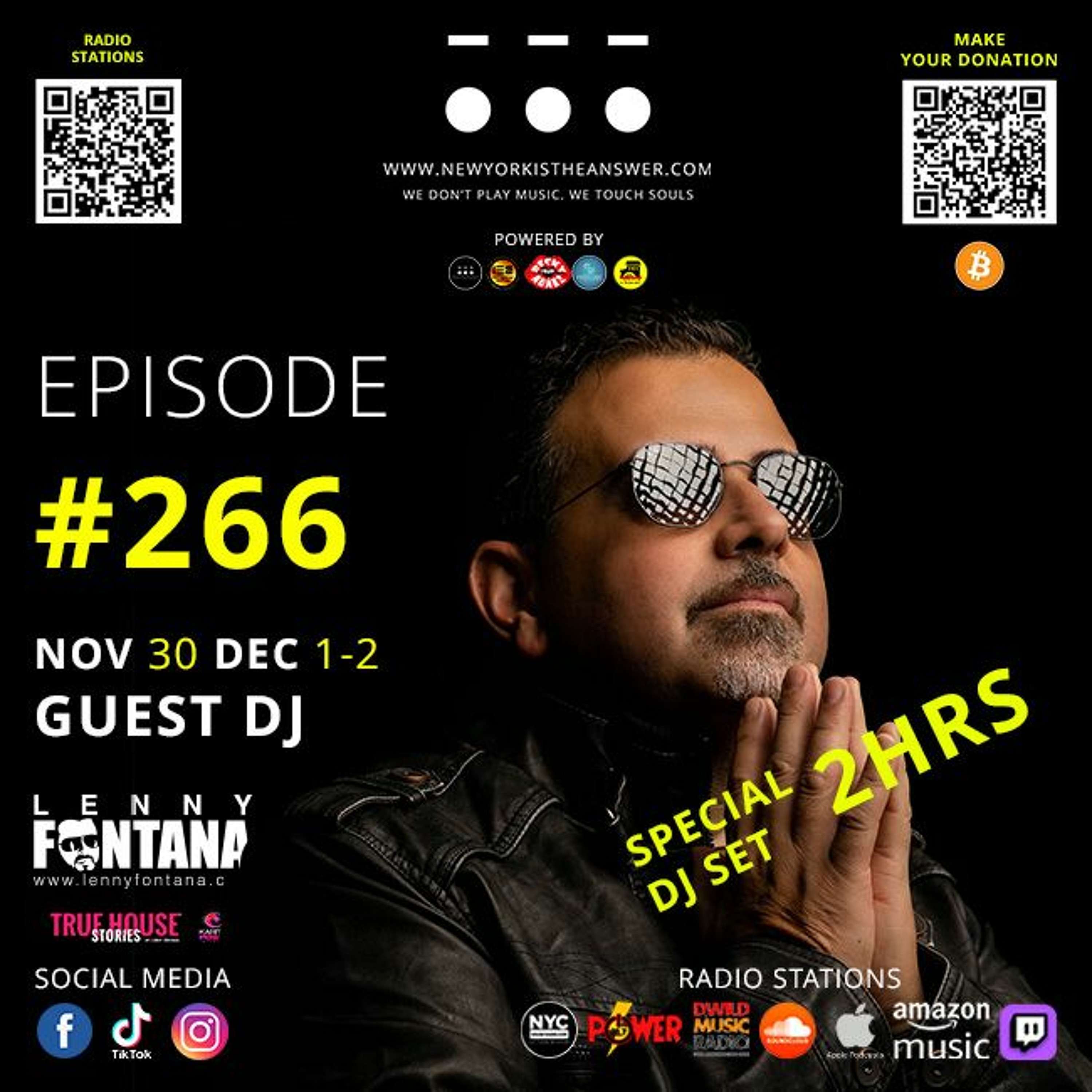 NYITA - S6 - E266 - LENNY FONTANA - NOV 30 - DEC 1-2 - SPECIAL 2 HRS SET episode artwork