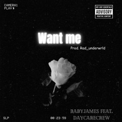 BabyJames - Want me (Prod. Rad_underwrld) feat.Daycarecrew