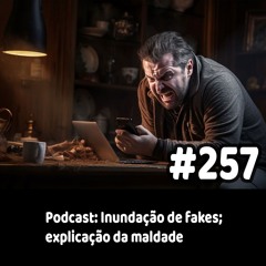 257 - Podcast: Inundação de fakes; explicação da maldade