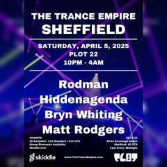 Matt Rodgers - The Trance Empire Sheffield Promo Mix