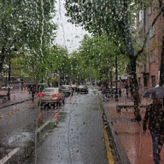 كوبليه | ومقلتاكِ بي تطيفانِ مع المطر.