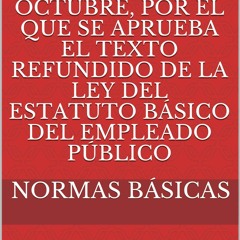 Ebook Real Decreto Legislativo 5/2015, de 30 de octubre, por el que se aprueba el texto refundi