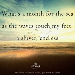 What's A Month For The Sea (Naviarhaiku 528)
