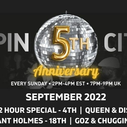Stream Spin City Mix September 2022 by Grant Holmes Listen online for free on SoundCloud