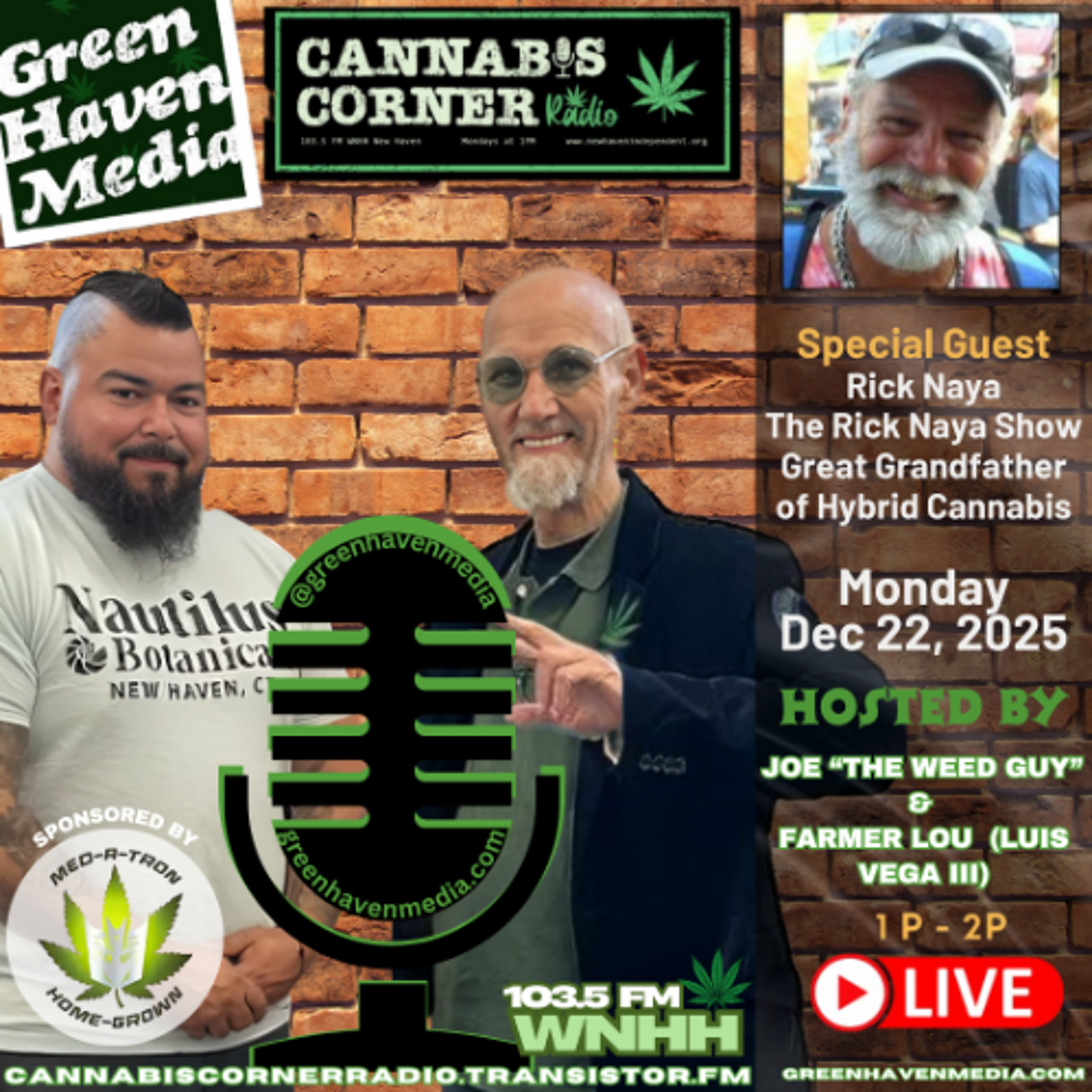 Cannabis Corner Radio: Dec 22, 2025 episode artwork