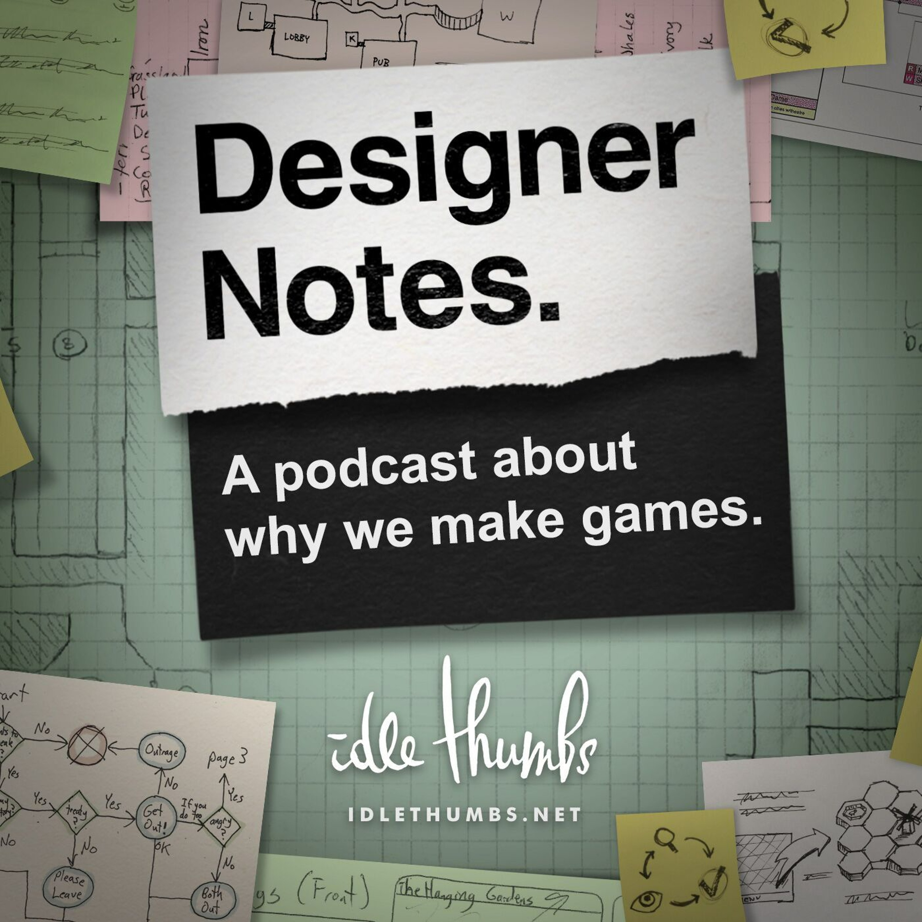 Designer Notes 96: Owen Mahoney episode artwork