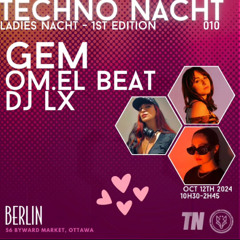 lx at techno nacht 10/12/24