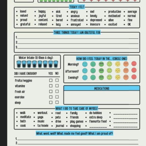 Stream episode [PDF READ ONLINE] Mood Tracker Journal: Daily 