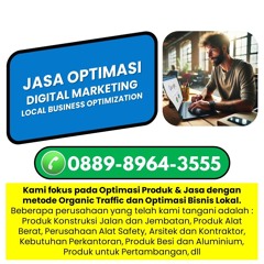 Jasa Pemasaran Online Produk Berat Surabaya, Hub 0889-8964-3555