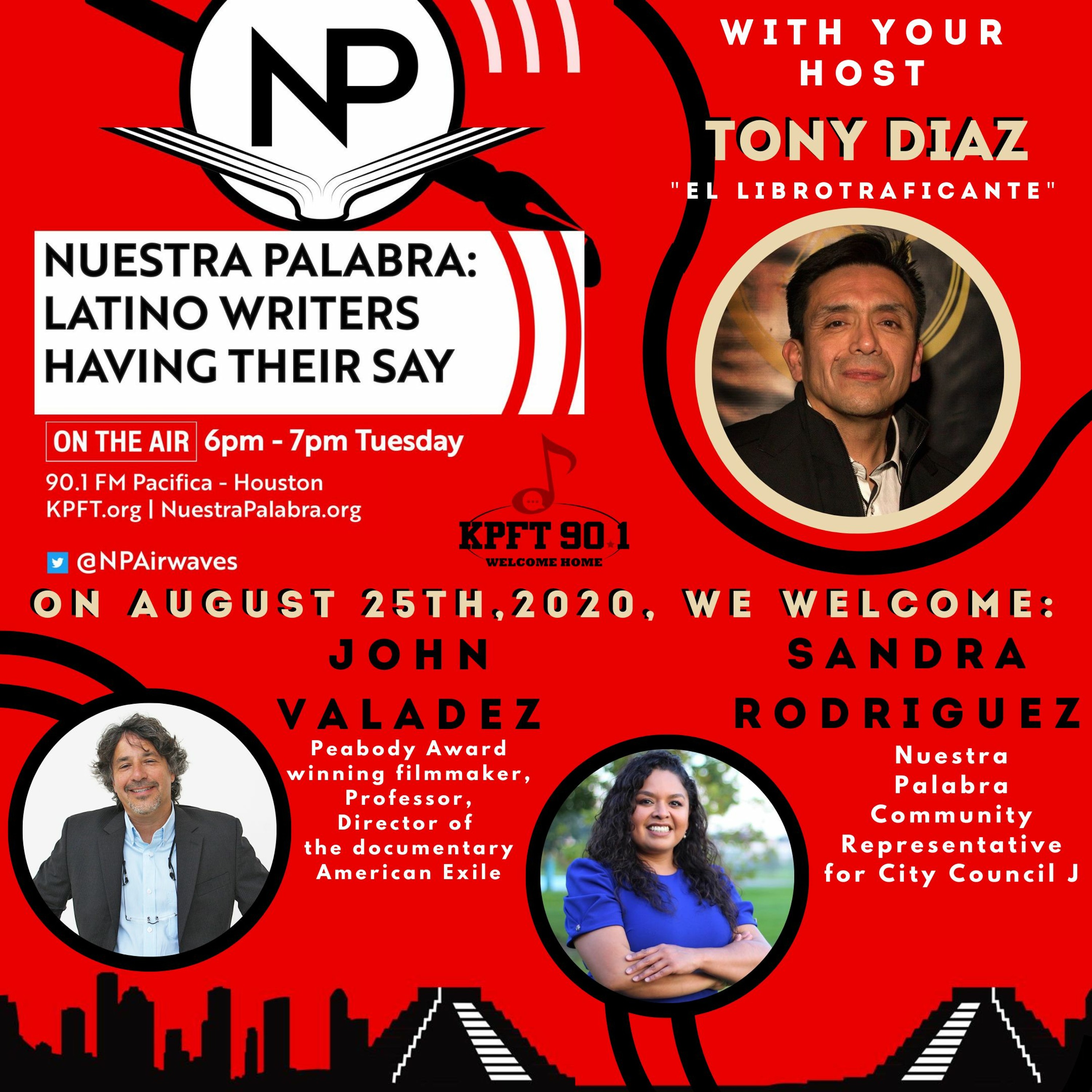 Nuestra Palabra: Latino Writers Have Their Say w/ Tony Diaz