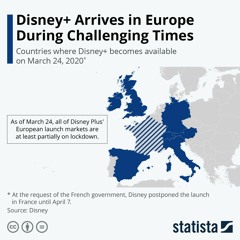 Disney Launch Moved Up In UK, Western Europe To March 24