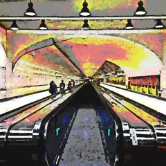 Le trottoir roulant de la station Montparnasse