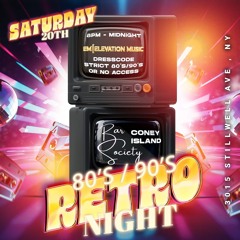 ANDY ELEVATION  80'S 90'S RETRO NIGHT  LIVE PARTY MIX