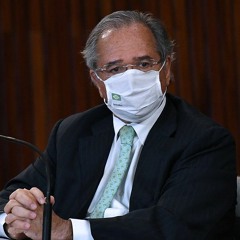 Ministro Paulo Guedes fala das açoes do governo em audiência do Senado Federal sobre a COVID-19