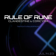 Peak Time Techno - Clandestine & Corcyra // Rule of Rune // Pop-up Stream 07.14.2023