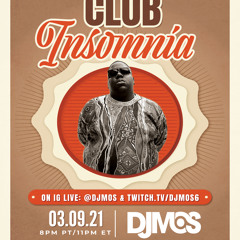 Club Insomnia Pt. 2 March 9th 2021