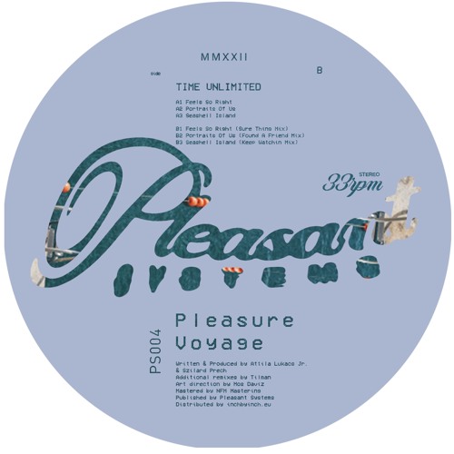 Pleasure Voyage - Feels So Right (Tilman's Sure Thing Mix) [PS004]