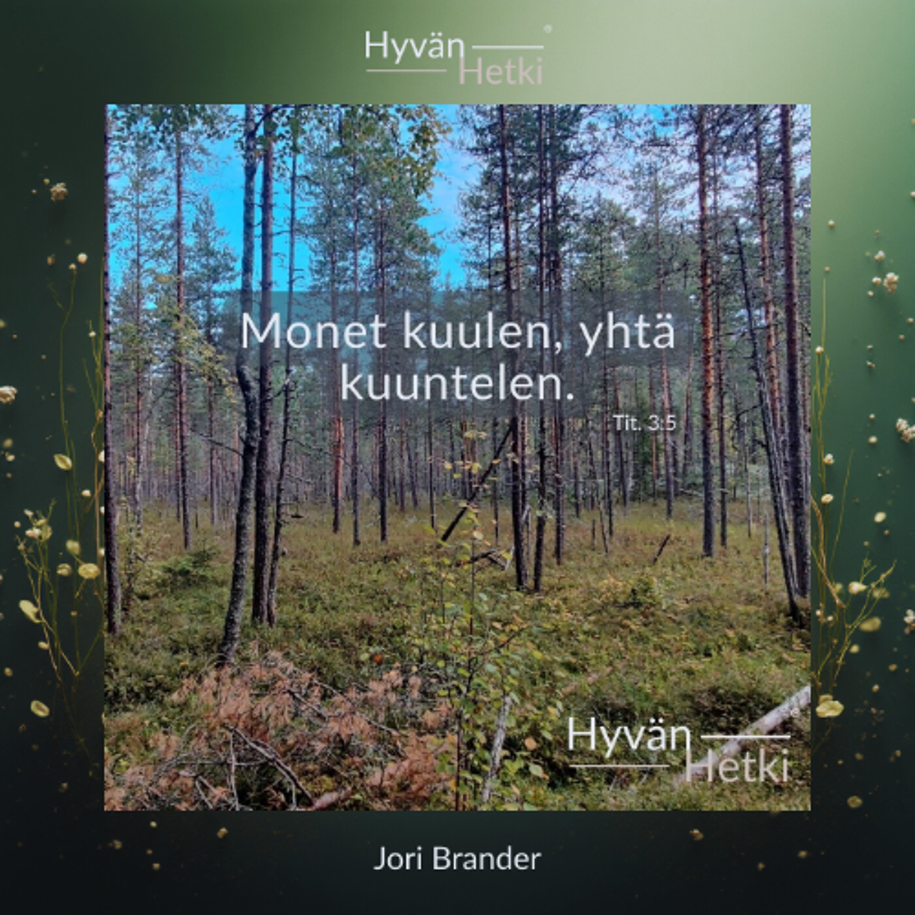 Monta kuulen, yhtä kuuntelen. (02.07.2026) episode artwork
