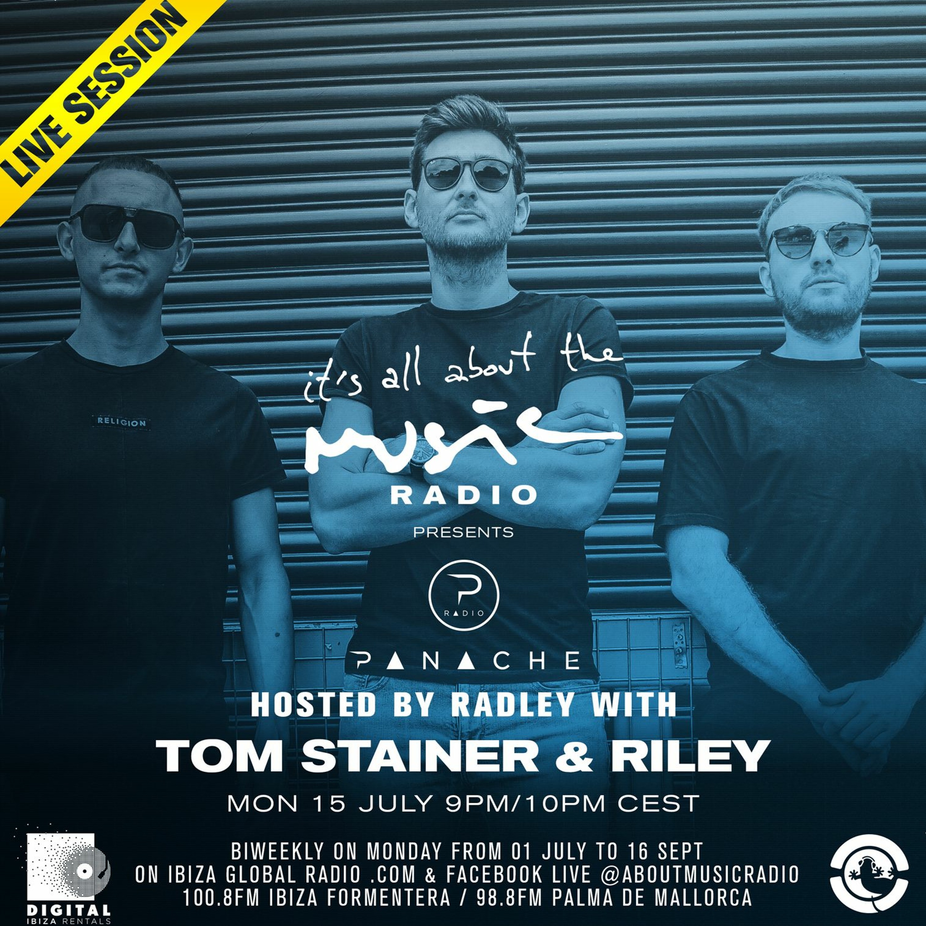 Panache Radio #036 - Mixed by Radley, Tom Stainer & Riley