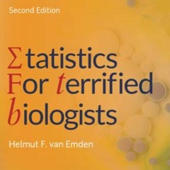 View EBOOK 💘 Statistics for Terrified Biologists by  Helmut F. van Emden [EPUB KINDL