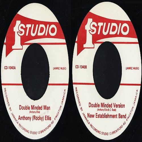 レア！Anthony Ellis‎ Double Minded Man Stream Anthony (Rocky) Ellis ‎– Double Minded Man + Version (1978