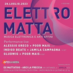 Electronic Ambient A/V Live set at "Elettromatta" @ Ex Mattatoio, Aprilia (IT)