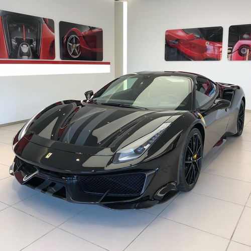 blacked out ferrari/tony stark