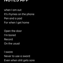 Notes app