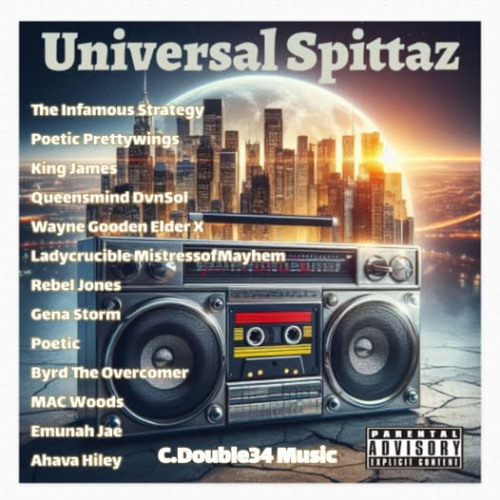 Universal Spittaz Cypher Mashup, Part 1B (Van Meadows aka Poetic & C. Double34 Music, vocals)