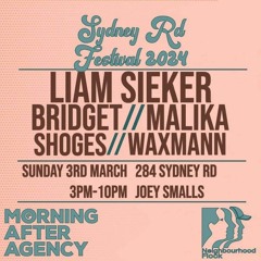 Shoges - Live at Morning After Agency's Neighbourhood Flock/Sydney Road Festival 2024