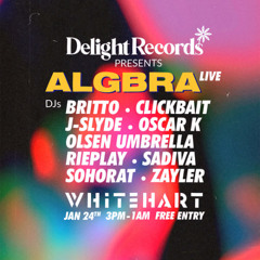 J-Slyde - Live @ Delight at Whitehart Bar - Jan 24th  2026
