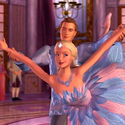 Barbie of Swan Lake - Prince Daniel dances with the fake Odette at the bal