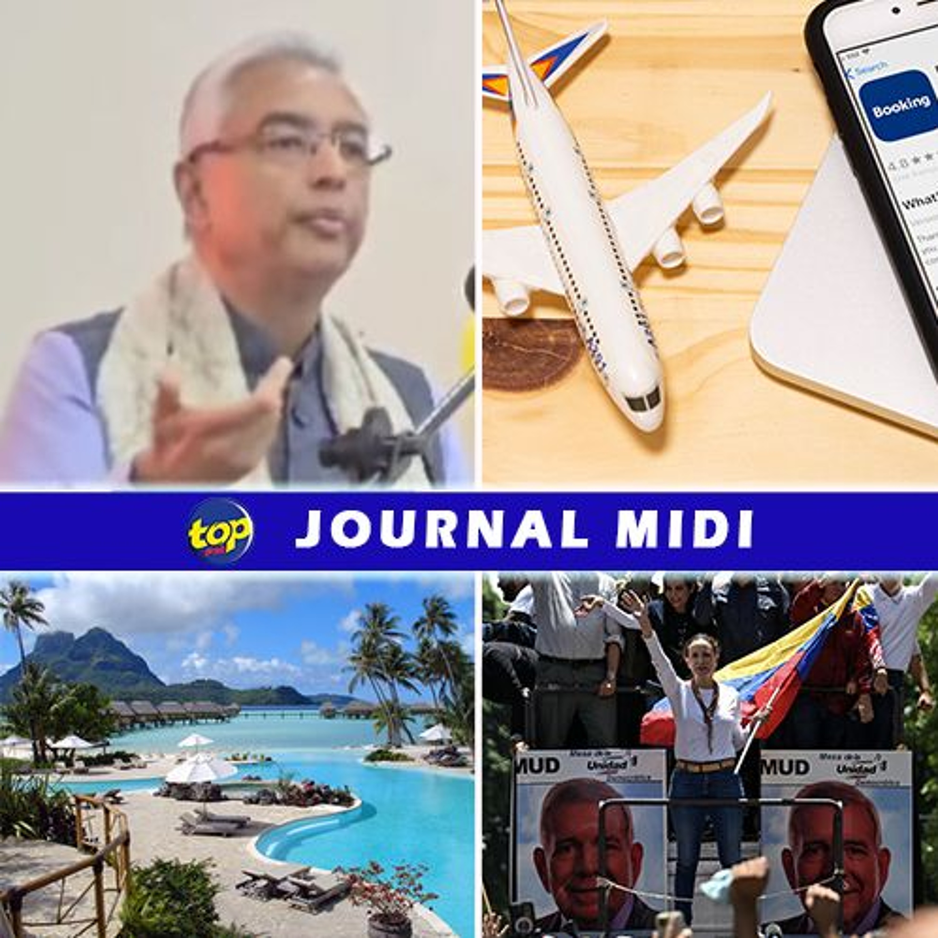 Le journal de midi de ce lundi 12 août  2024