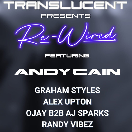 Andy Cain @ Translucent Presents - Re-Wired 5 @ THE KAVE Liverpool 29 March 25