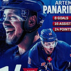 The New York Rangers Artemi Panarin 14 Game Point Streak In Nhl Home Decor Poster Canvas