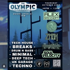 Evolve Audio Takeover @ The Olympic 10/23