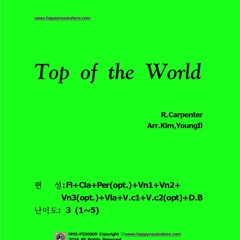 Top Of The World-R. Carpenter 쳄버연주용악보