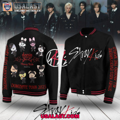 Stray Kids Dominate Tour 2025 Varsity Jacket