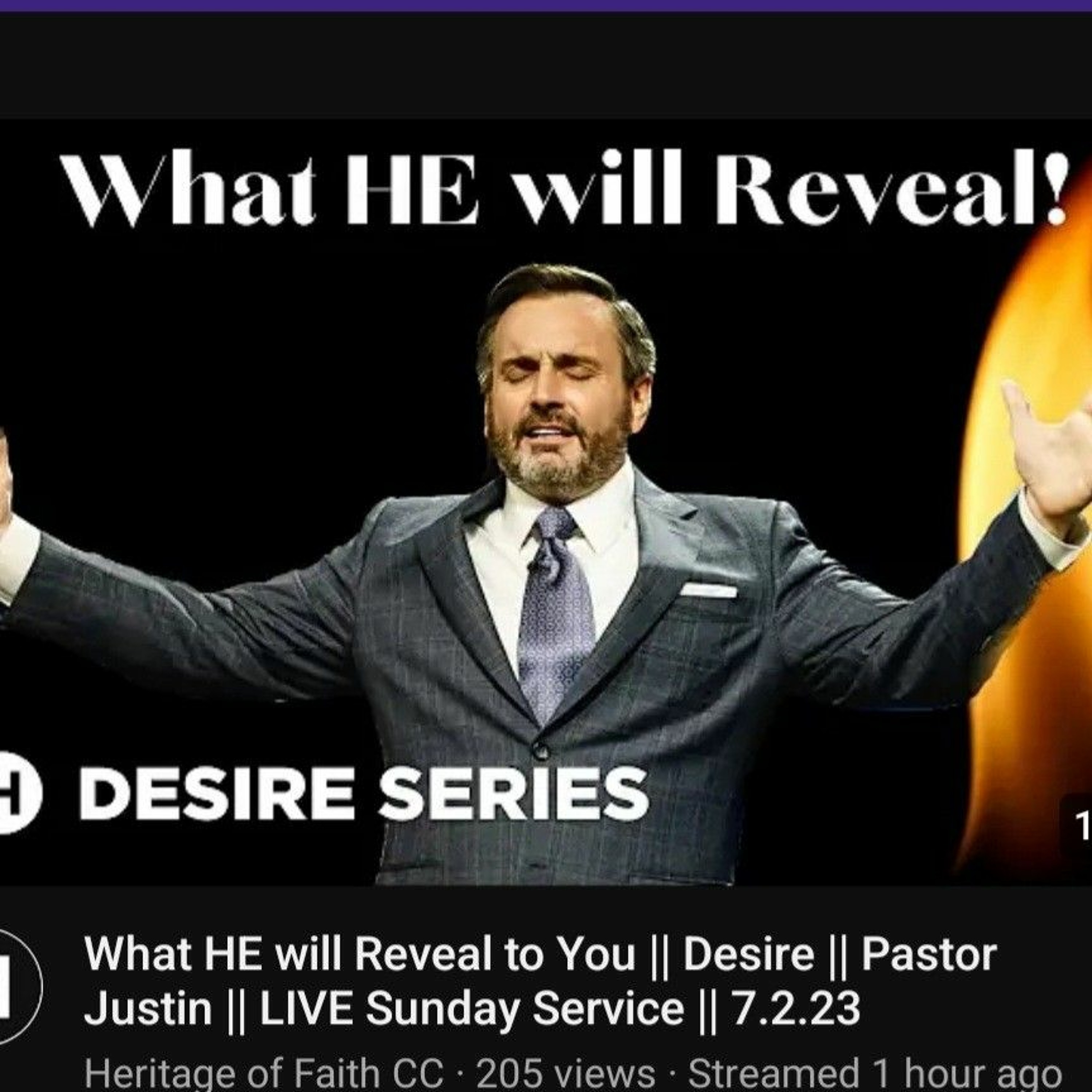 What HE will Reveal to You || Desire || Pastor Justin || Sunday Service 7.2.23
