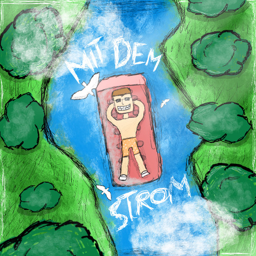 mit dem Strom