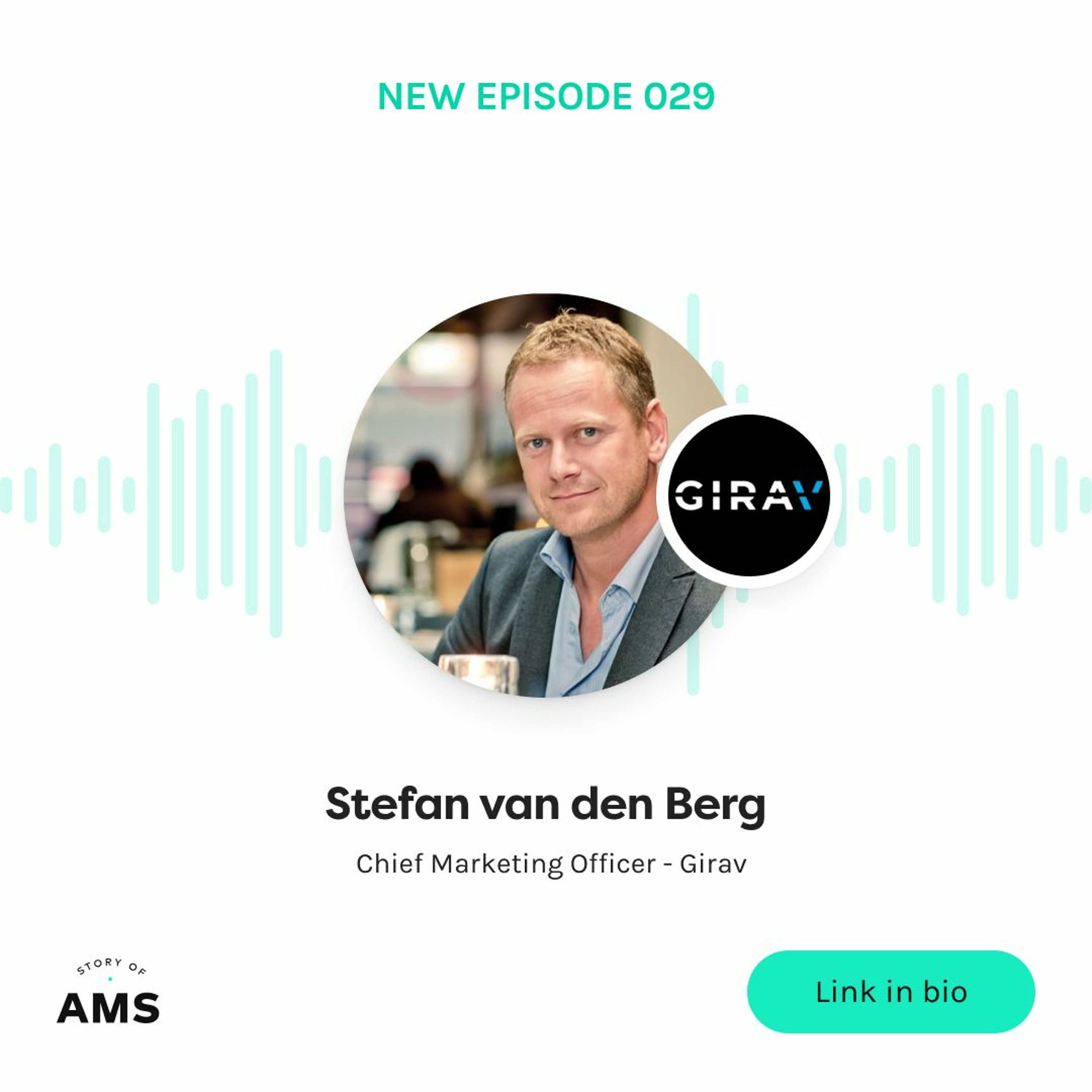 cover of episode HOE ONDERSCHEID JE JEZELF ALS ECOMMERCE MERK? - STEFAN VAN DEN BERG (GIRAV) - STORY OF AMS #29